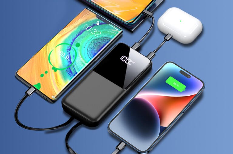 $70 15000mAh Smartphone Cables Built in Power Bank Just $20 Today 1