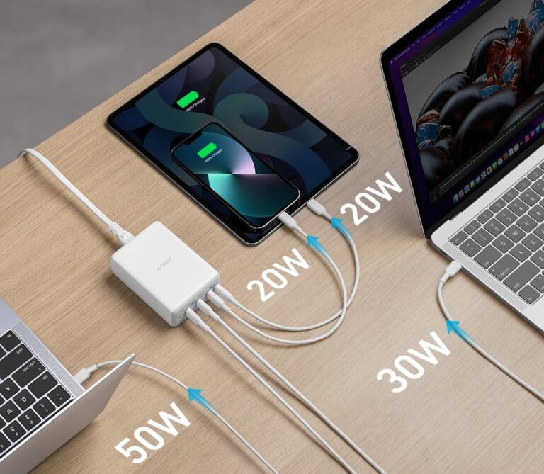 Anker USB C 12W 4-Port Charging Station Slashed to $60 1