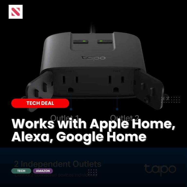 Works with Apple Home, Alexa, Google Home