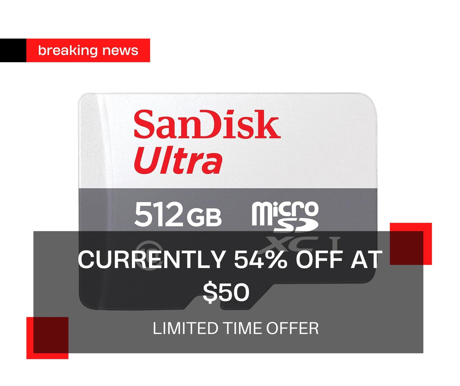 SanDisk 512GB microSD Memory Card