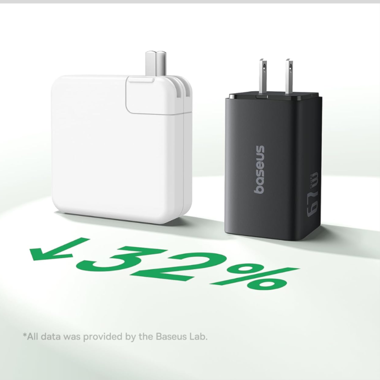 Baseus 67W Detachable Power Strip — a travel charger