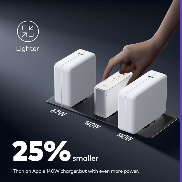 Baseus USB C Charger, 140W Wall Charger PD 3.1 with 3.3ft USB C to C Cable