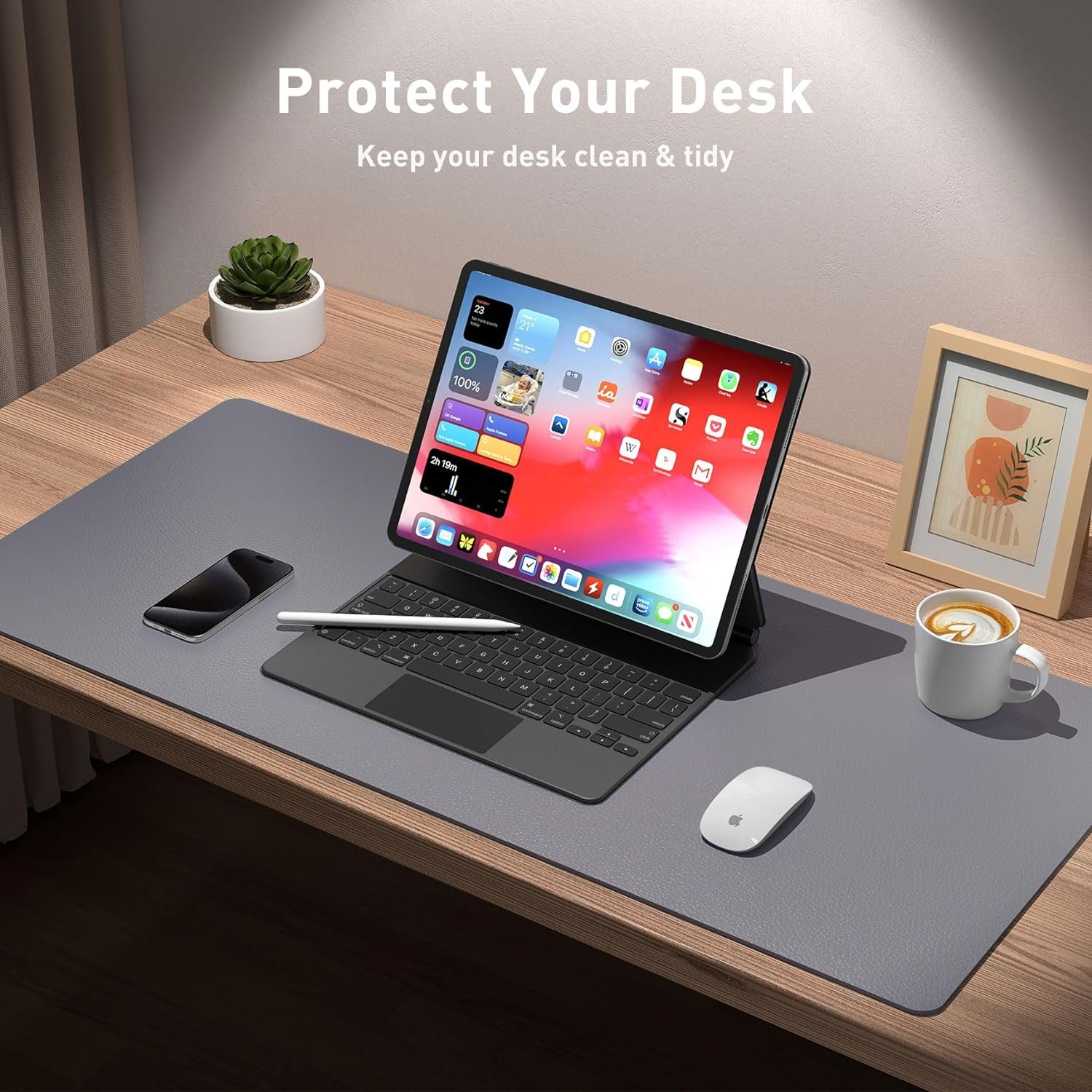 Leather Desk Pad Protector