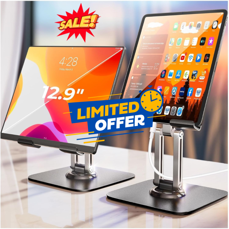 Top iPad Stand with Rotating Base Now Available at Half Price – Act Fast!