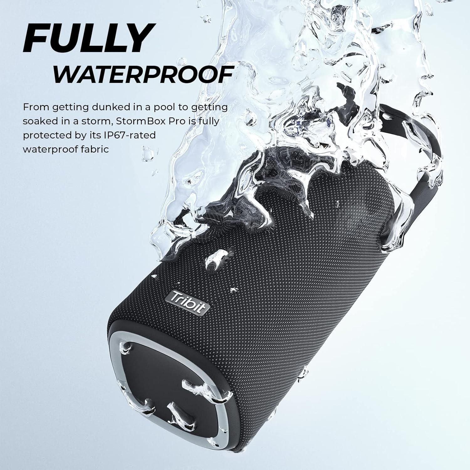 Tribit Upgraded StormBox Pro Portable Bluetooth Speaker