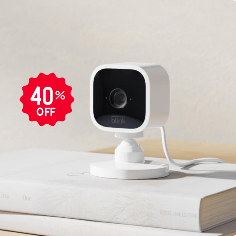 Blink Mini – Compact indoor plug-in smart security camera