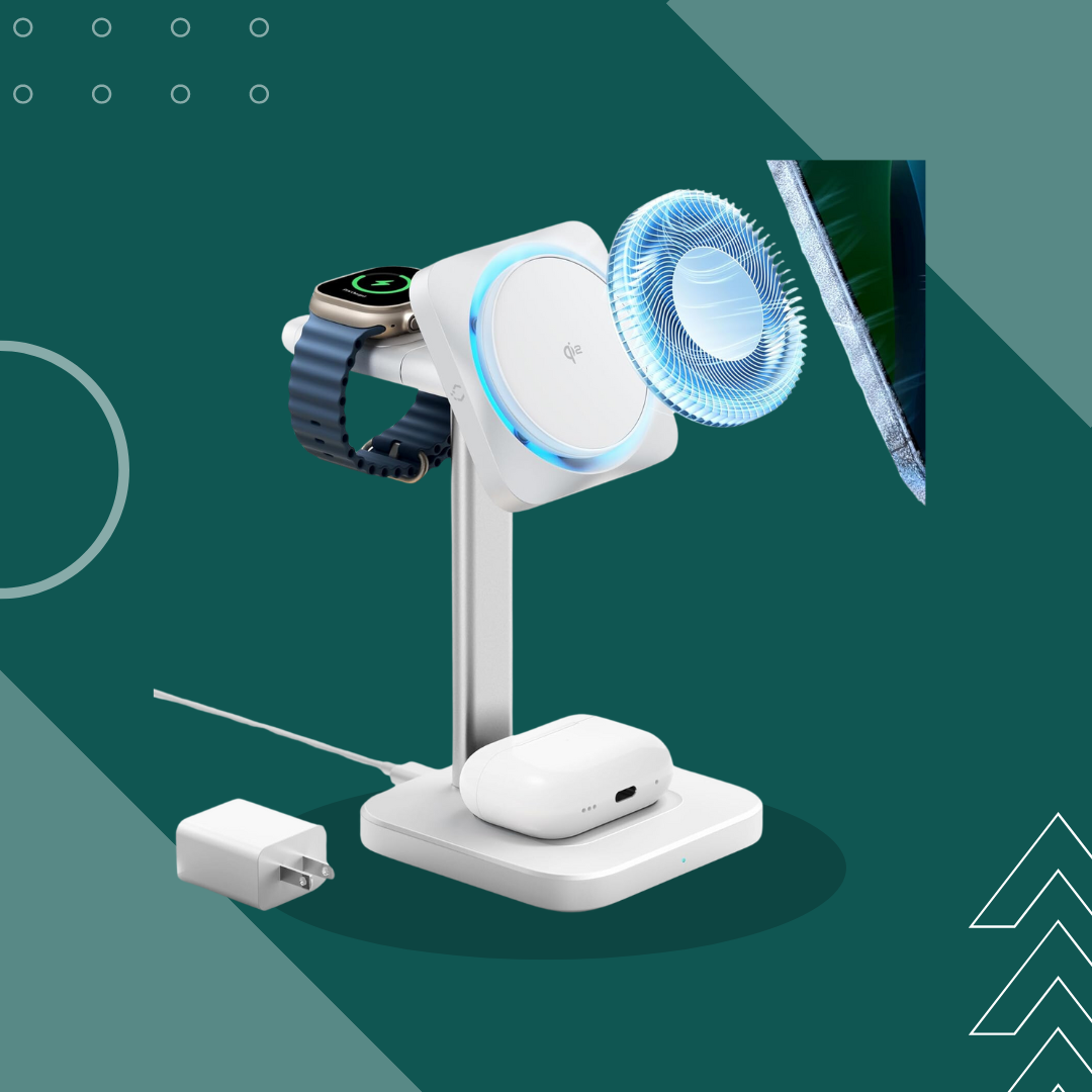 ESR Qi2 3 in 1 Wireless Charging Station with CryoBoost