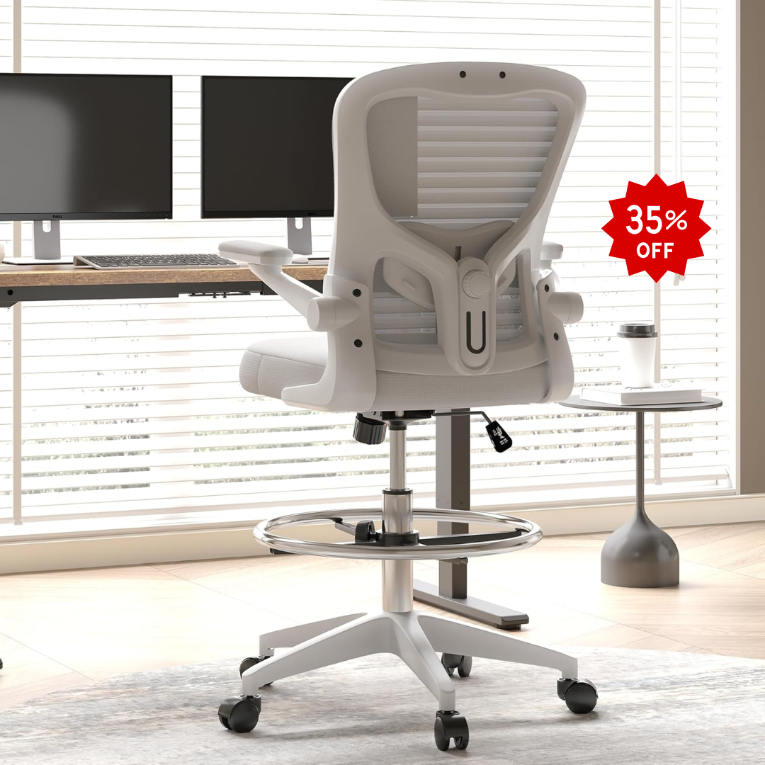 FLEXISPOT Big and Tall Mesh Office Drafting Chair