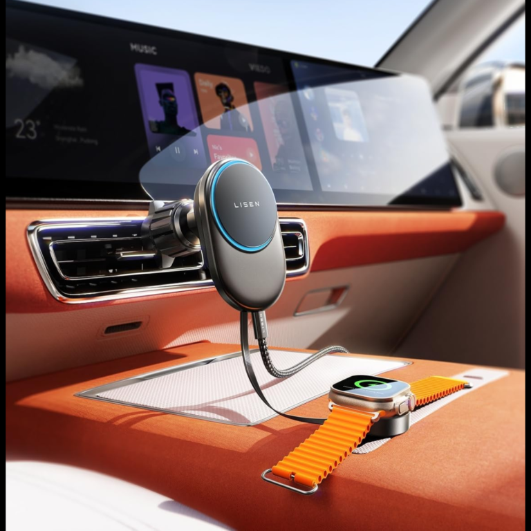 LISEN 2 in 1 for Magsafe Car Mount Charger