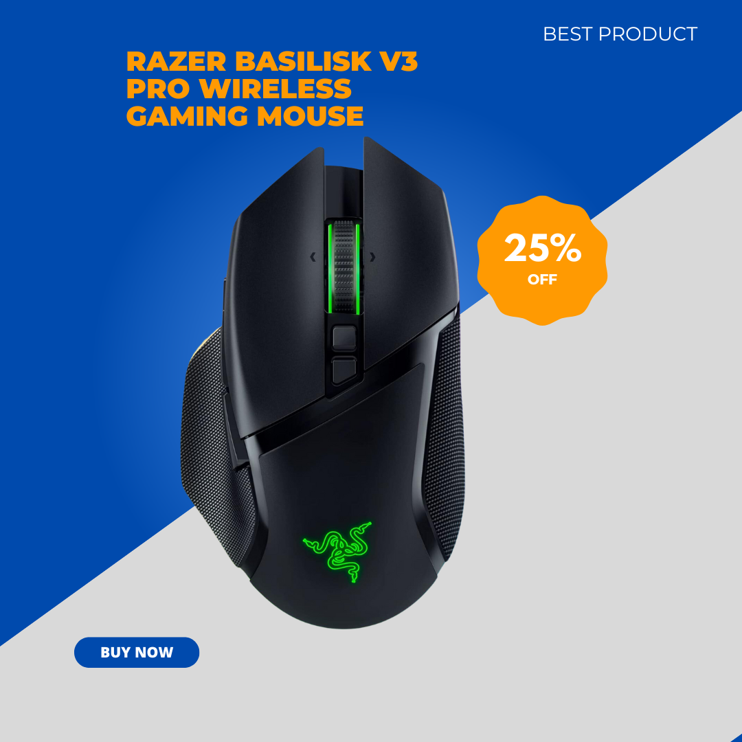 Razer Basilisk V3 Pro Wireless Gaming Mouse