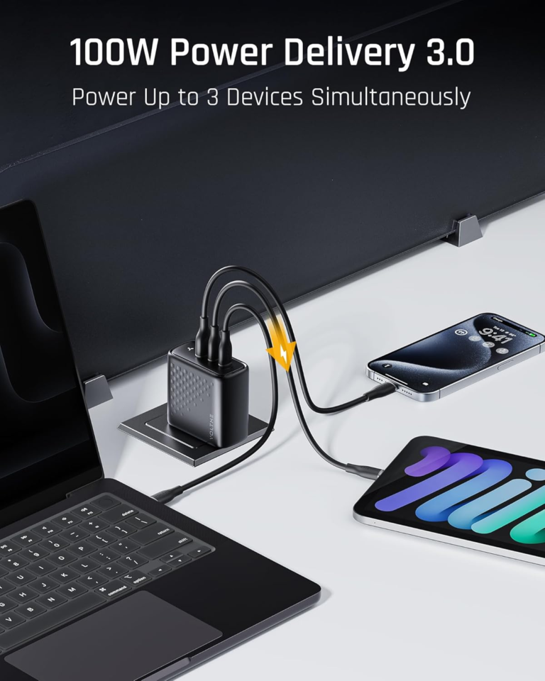 VOLTME 100W GaN III USB C Wall Charger