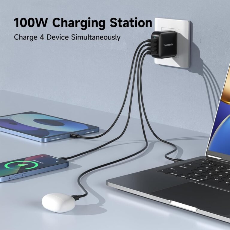 100W USB C Wall Charger Fast Charging Station