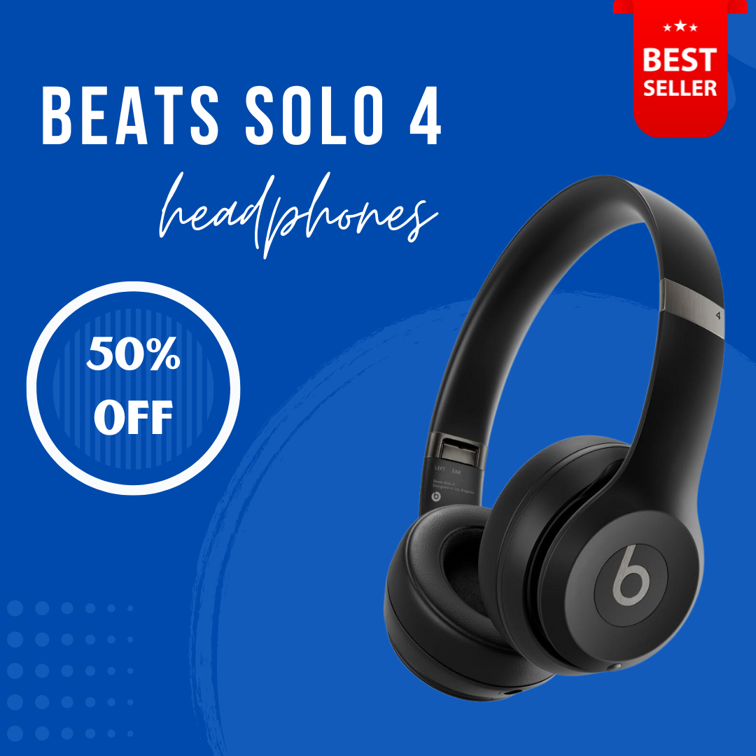 The Beats Solo 4 Wireless Bluetooth On-Ear Headphones, are now available at an incredible 50% discount on Amazon