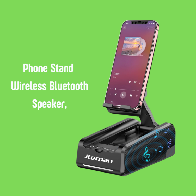 JTEMAN Phone Stand Wireless Bluetooth Speaker