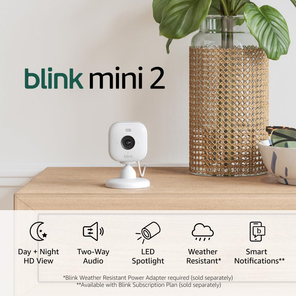 Blink Mini 2 – Plug-in Smart Security Camera