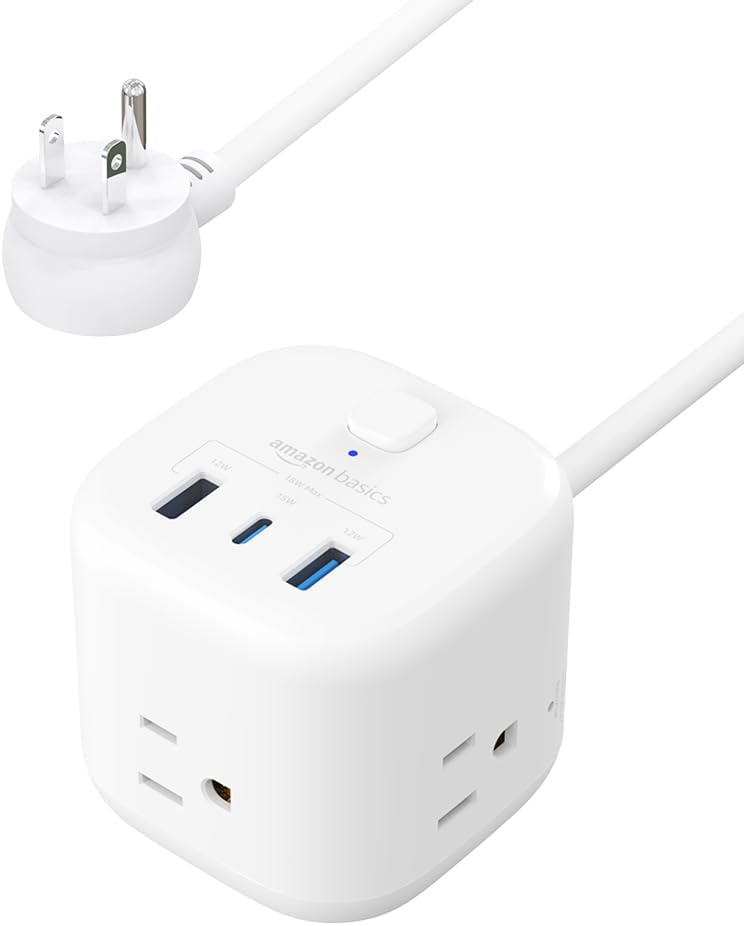 The Amazon Basics Power Strip Cube