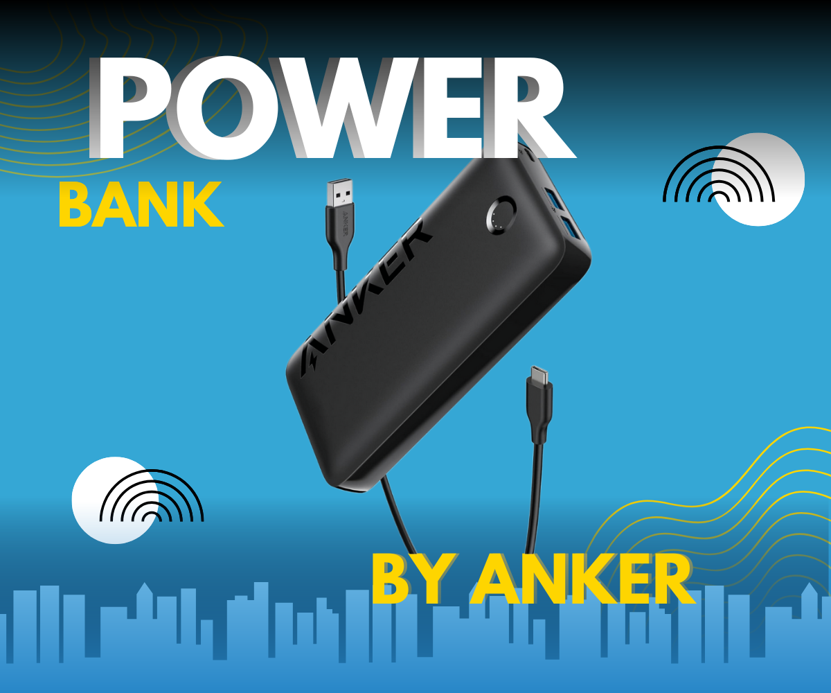 Anker 20,000mAh Power Bank charging iPhone with fast charging feature