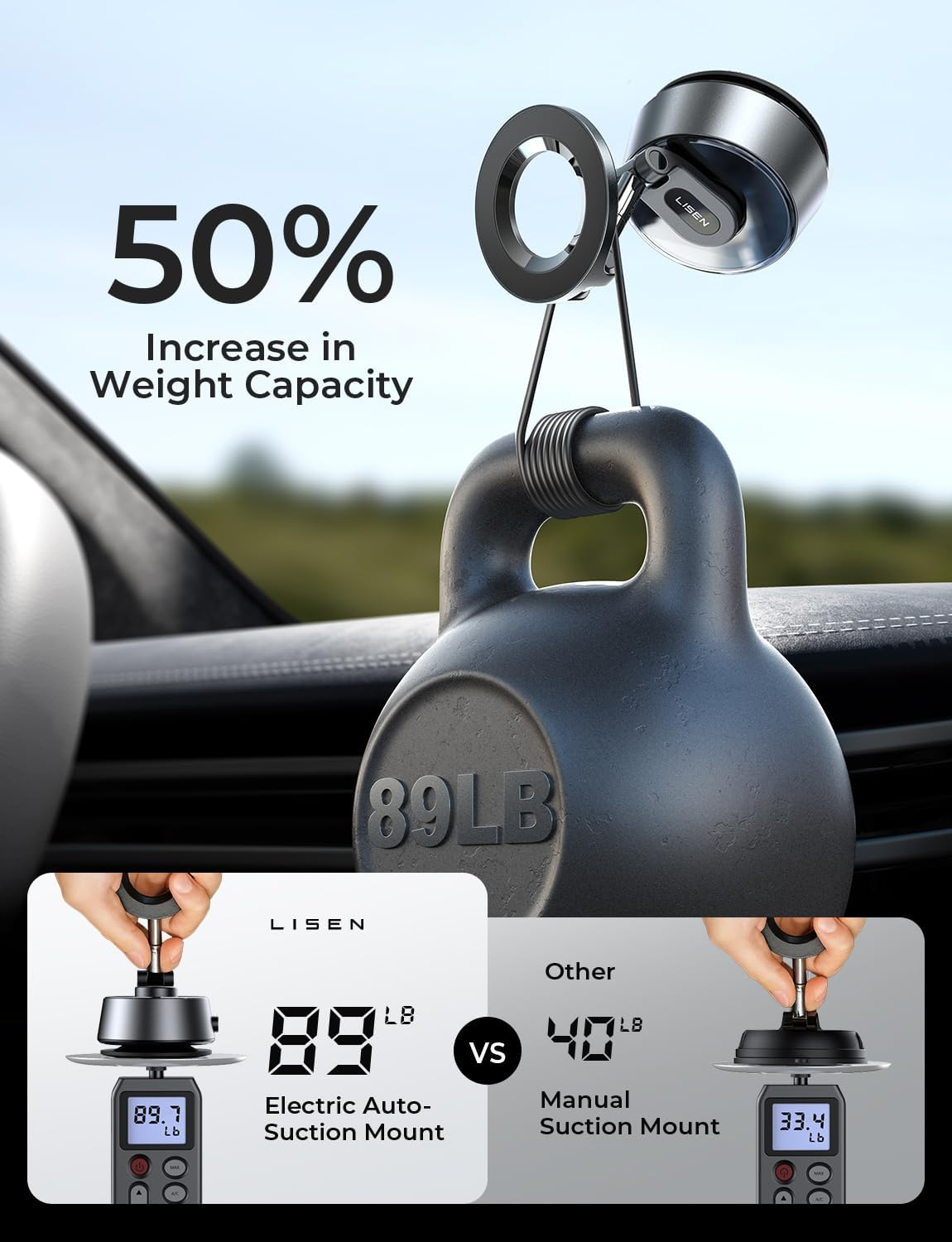 Game-Changing LISEN iPhone 17 Pro Max Magnetic Phone Holder – 33% Off Now! 3 LISEN Magnetic Phone Holder