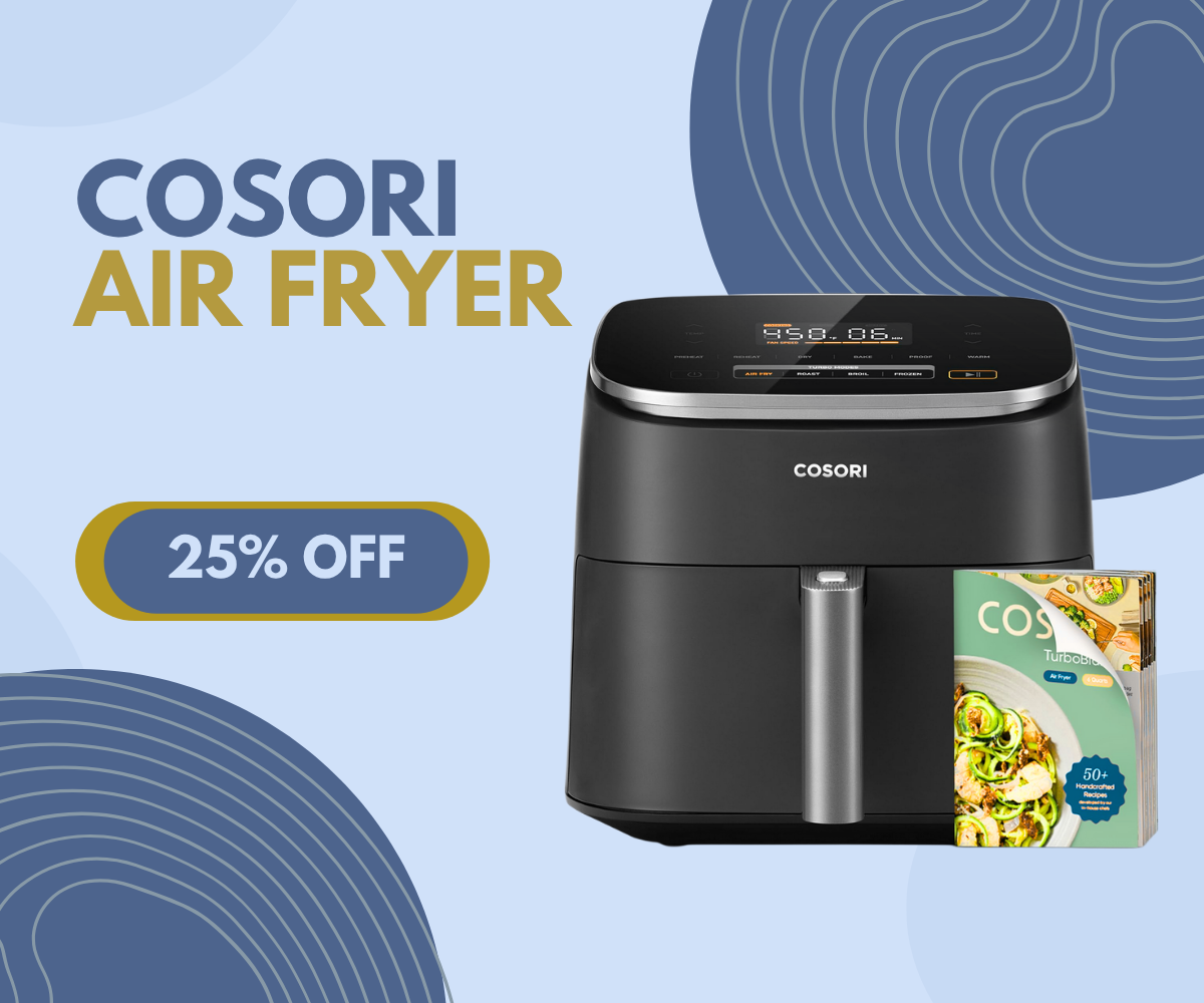 COSORI TurboBlaze 9-in-1 Air Fryer in Dark Gray