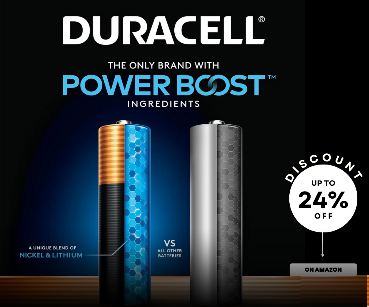 Duracell Coppertop AA Batteries 24 Pack Power Boost Alkaline