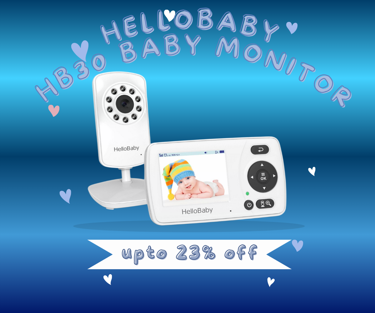 Hellobaby HB30 Video Baby Monitor with camera and parent screen