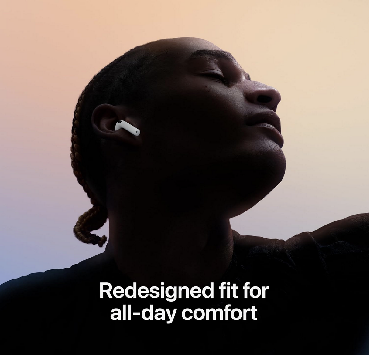 Apple AirPods 4 – 31% OFF Must-Have Wireless Earbuds with 30H Battery & USB-C | Best Deal 2025 2 Close-up of Apple AirPods 4 earbuds front view