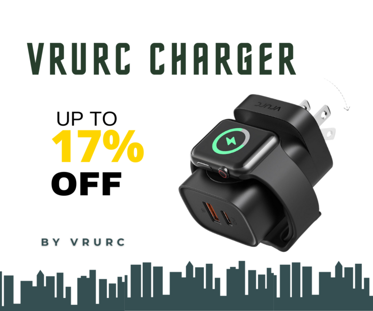 RURC 3-in-1 Magnetic Apple Watch Charge