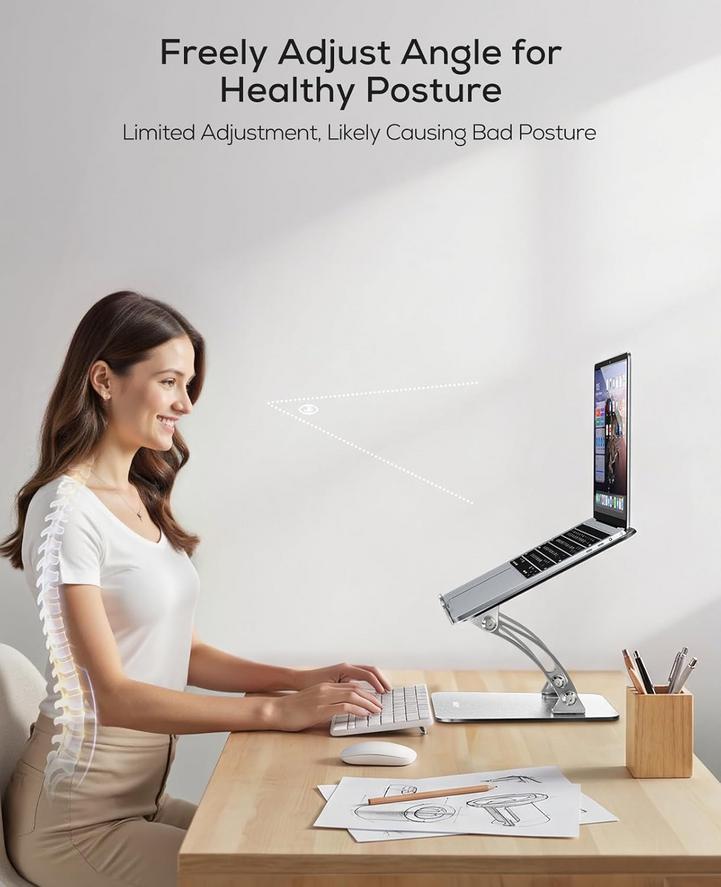 Essential Nulaxy Ergonomic Stand: Mac Users, Grab 36% Off Now! 3