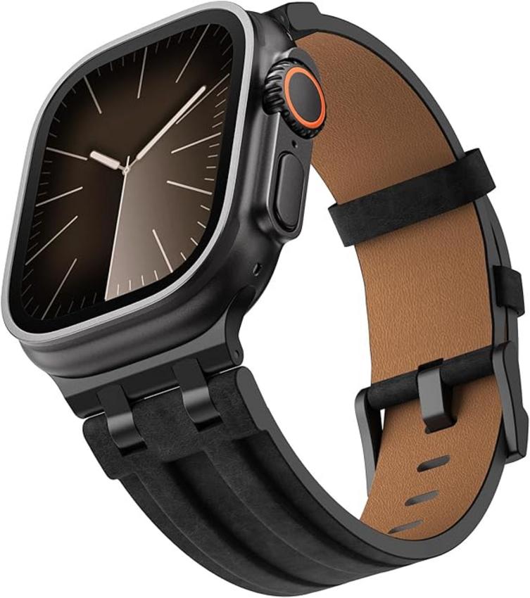 Must-Have Upgrade: Rugged Leather Bands for Apple Watch Ultra 3/2/1 Unveiled 5