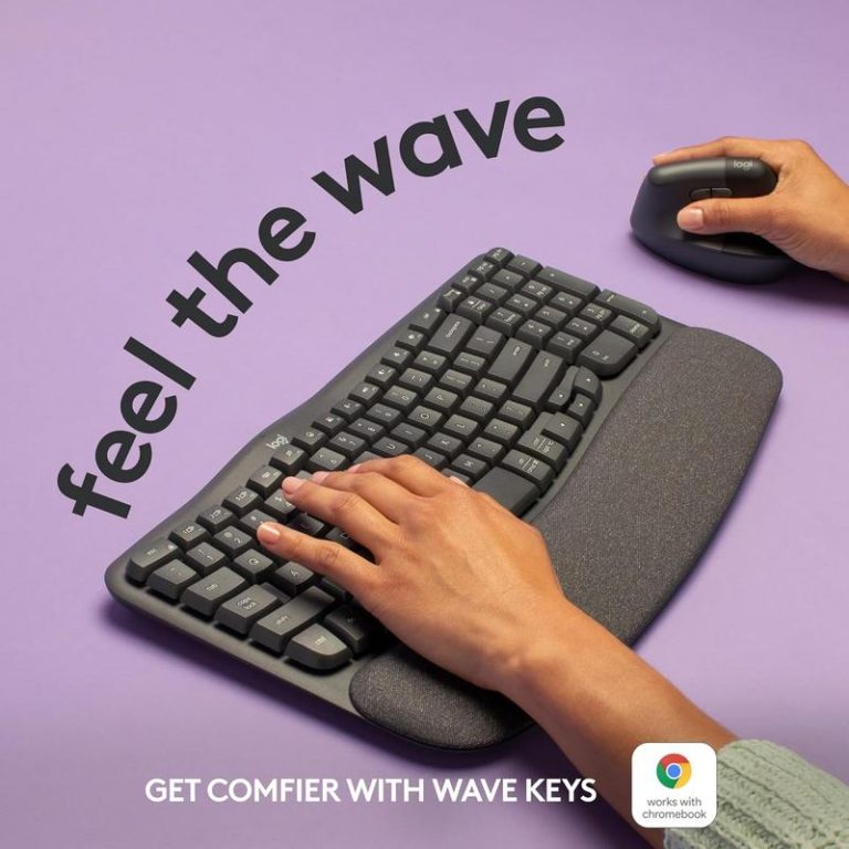 Unlock Comfort: Logitech Wave Keys Ergonomic Keyboard, 25% Off! 15