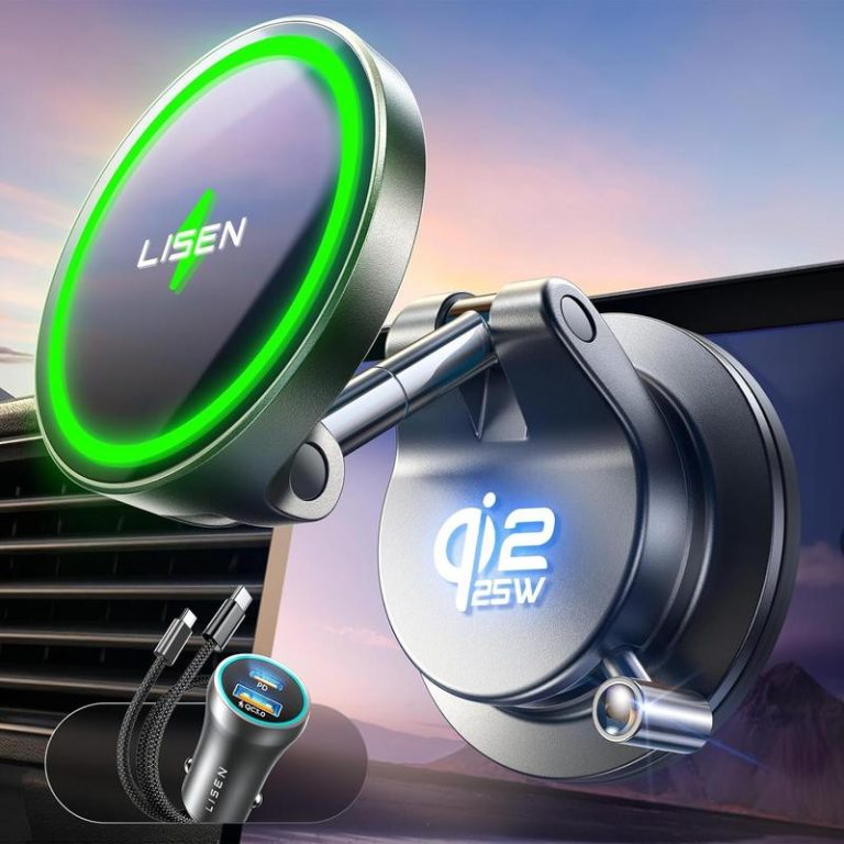 Must-Have LISEN Qi2.2 MagSafe Charger: Upgrade Your iPhone Ride, Now $40! 7