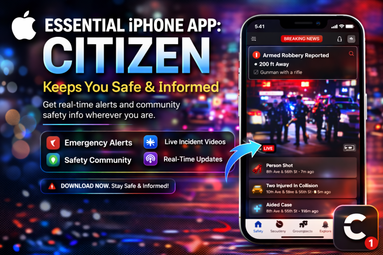Essential iPhone App: Citizen Keeps You Safe & Informed