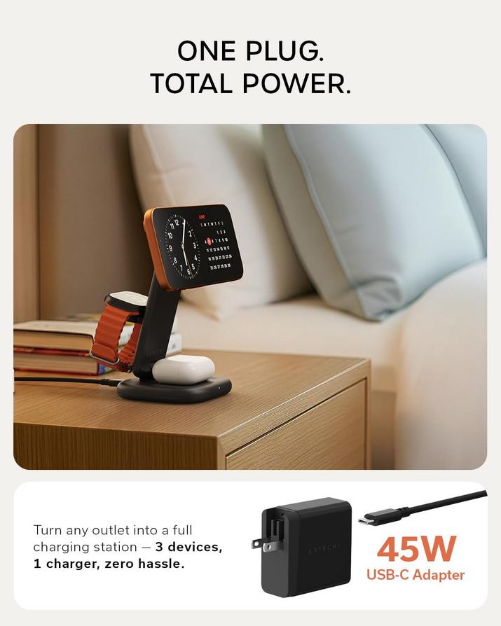 Satechi Space Black 25W 3-in-1 MagSafe Stand: A Practical Upgrade 9 Satechi Space Black 25W 3-in-1 MagSafe Stand: A Practical Upgrade 5