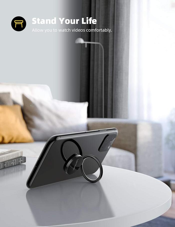 Lamicall 360° Ring Holder Stand – Useful iPhone Accessory 1