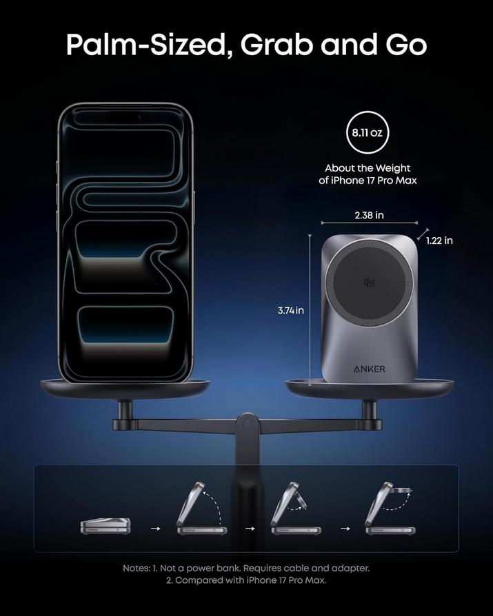 Essential: Anker’s Prime 3-in-1 Qi2 Charger at an All-Time Low! 3