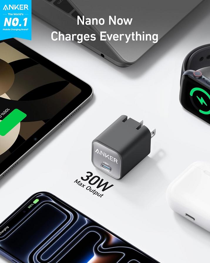 Must-Have Anker Nano USB-C Charger Deal: Power Up Your Apple for $14 1