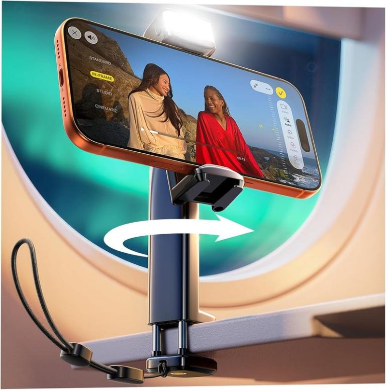 Portable LISEN LED Phone Stand for Travel & Everyday Desk 7