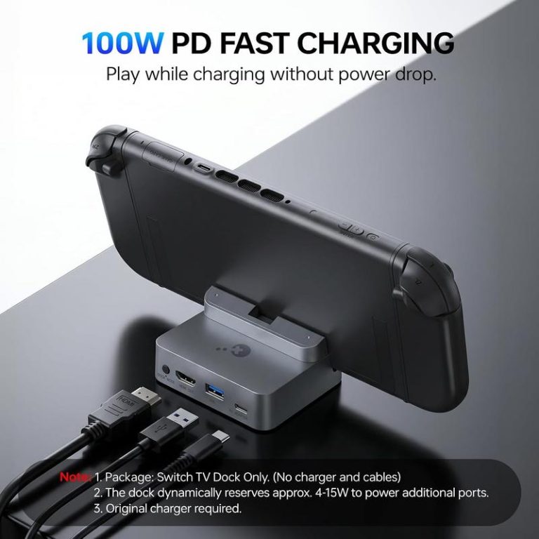 GuliKit's Portable 4K Switch 2 Dock: Essential for Your Apple Gear 7