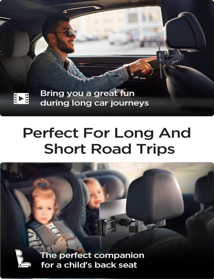 Useful iPad Headrest Mount Brings Calm to Daily Commutes and Travel 1