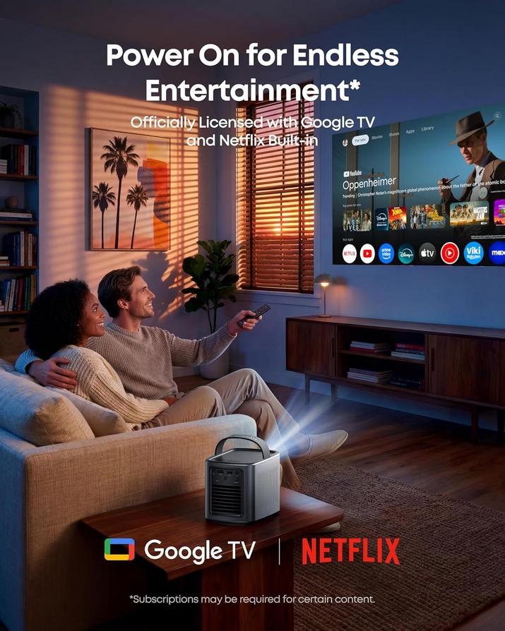 Smart Nebula Mars 3 Air Google TV Projector Drops to $420 for Apple Users 2