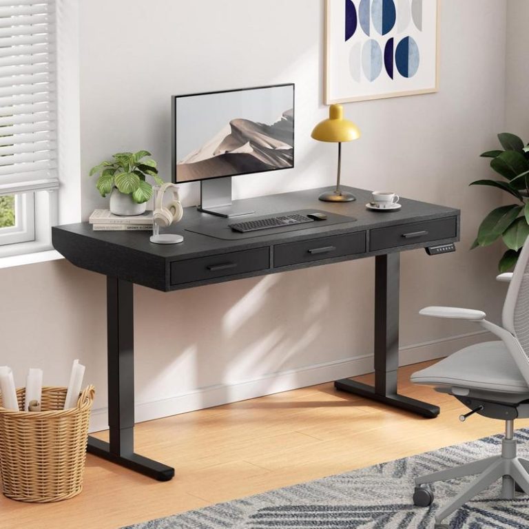 Upgrade Your Workspace: Spacious Standing Desk with Monitor Arm Space Hits $153 6