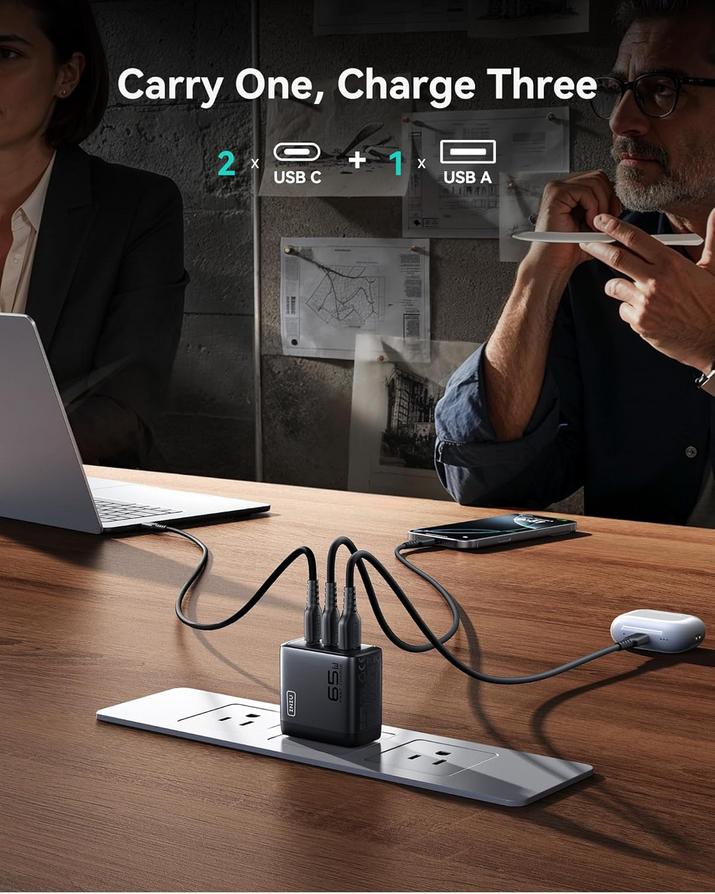 Upgrade Your Desk: This 65W USB-C Charger Powers Multiple Apple Devices 9 Upgrade Your Desk: This 65W USB-C Charger Powers Multiple Apple Devices 6