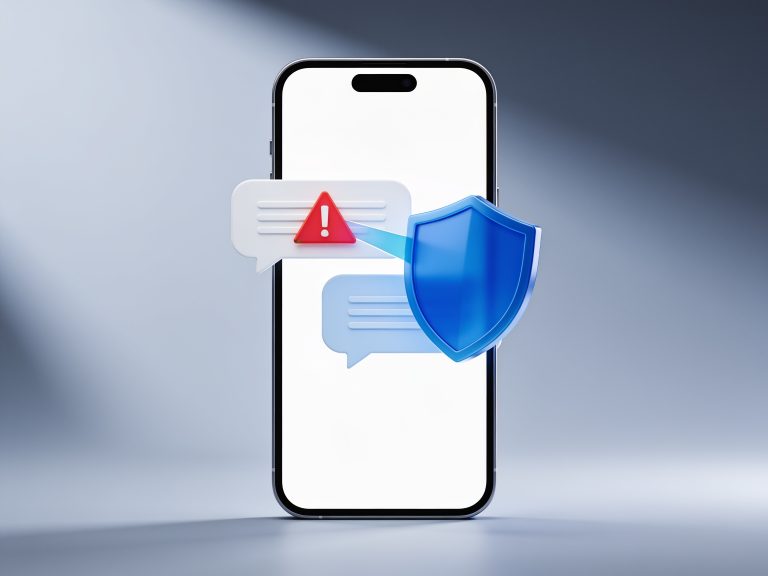 Malwarebytes Mobile Security on iPhone messages