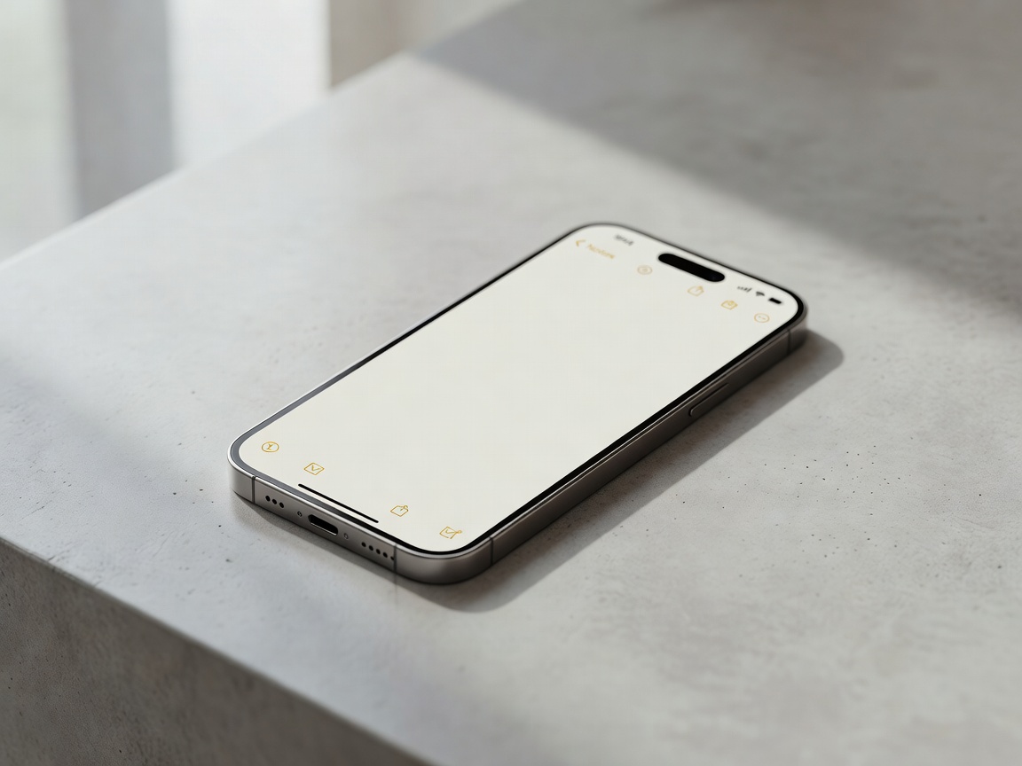 how to organize notes app on iphone