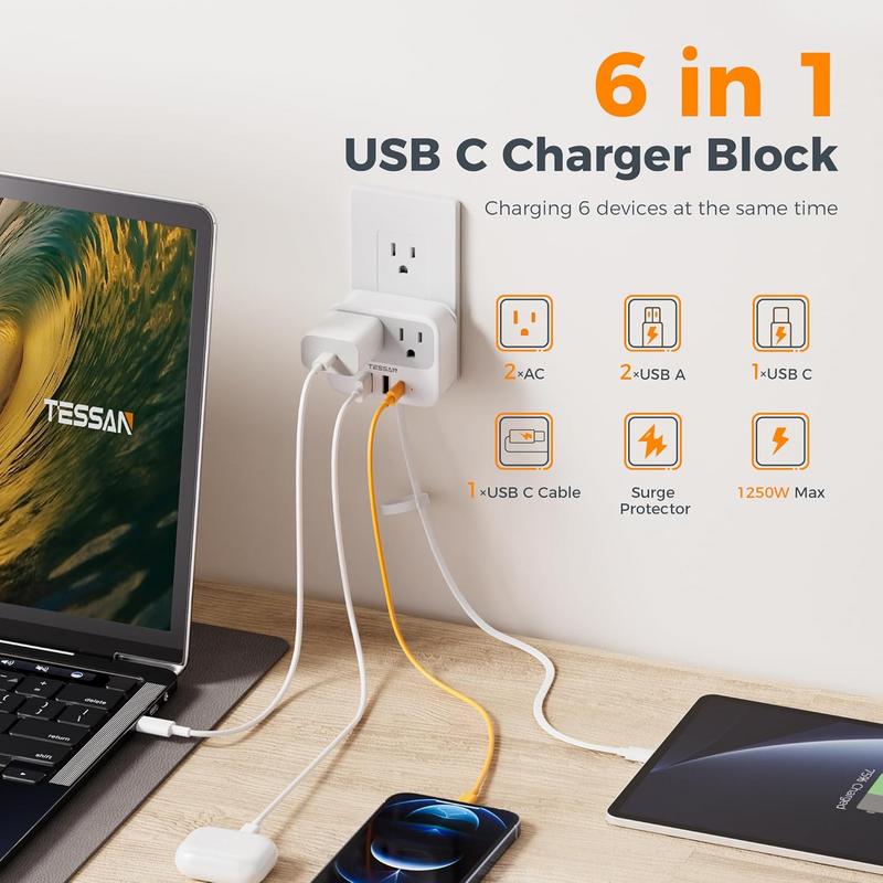 Practical Power: This Retractable USB-C Outlet Extender Simplifies Your Setup 1