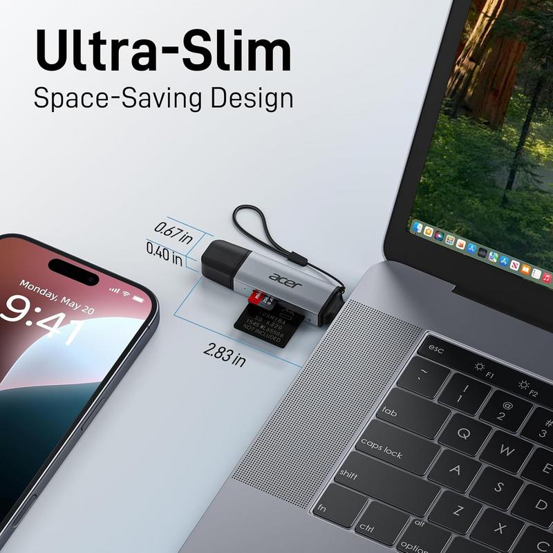 Acer Type-C & USB-A SD Card Reader: A Practical Mac and iPad Essential 3