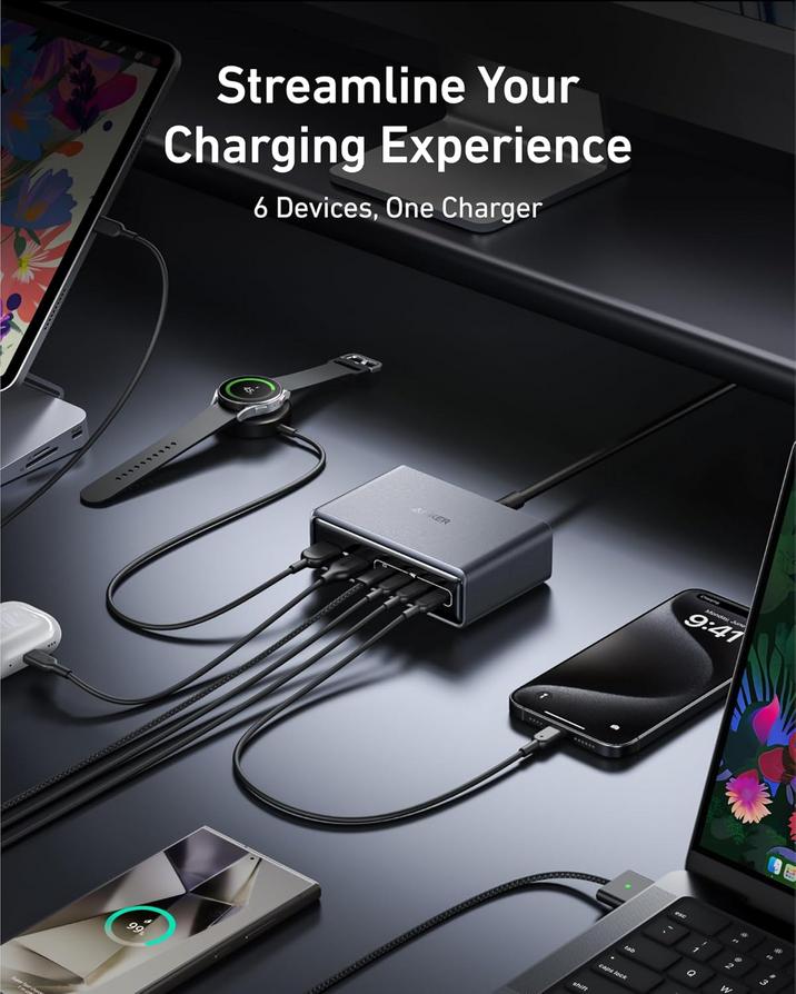 Anker's Smart 200W Charging Station: Essential for Apple Setups 1