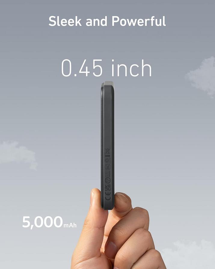 Anker 621 MagGo Power Bank: Essential Portable Charging for iPhone 8 Anker 621 MagGo Power Bank: Essential Portable Charging for iPhone 6