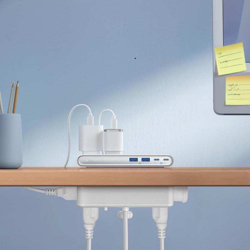Clean Up Your Mac Setup With Anker’s Clever Clamp-On Power Strip 2