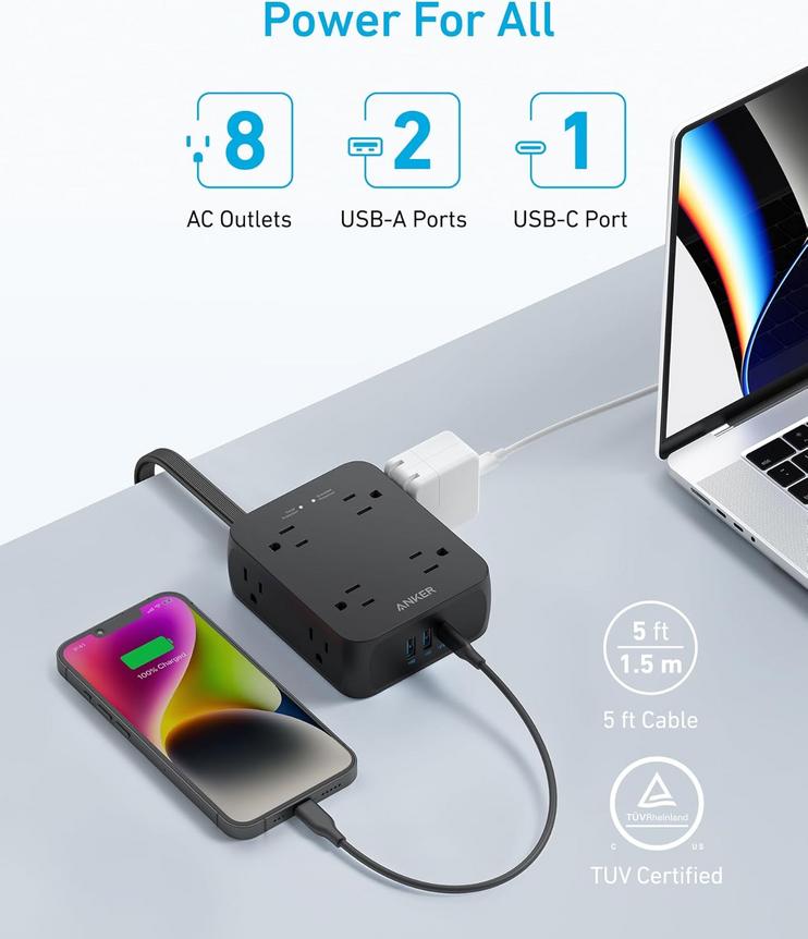Anker's Smart Power Strip: A Simpler Setup for Your Apple Devices 2